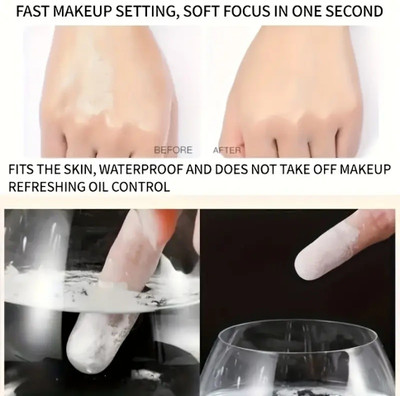 manasona Loose Powder | Full Coverage | Oil Control and Long Lasting Compact(MEDIUM IVORY, 15 g)
