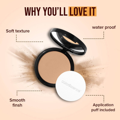 RAPIK Matte Powder for Instant Glow| For Even Skintone & Texture|Waterproof B2  Compact(Ivory Beige, 10 g)