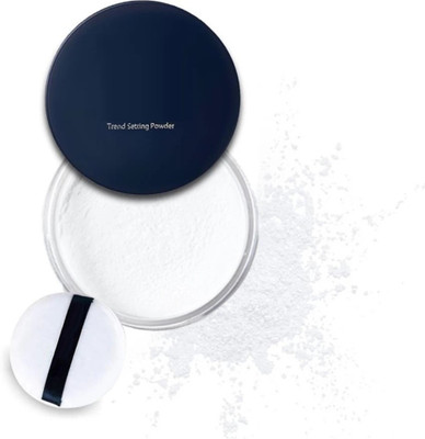 MYEONG Trend setting Mattifying Ultra Fine Loose Powder  Compact(Matte Translucent, 8 g)