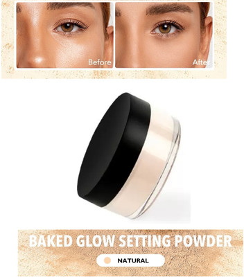 FELICECHIARA Matte Finish The Setting Compact &Loose Powder Compact(ivory, 15 g)