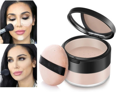 Vyomiris HIGH COVERAGE MAKEUP SETTING LOOSE POWDER Compact(BEIGE, 15 g)