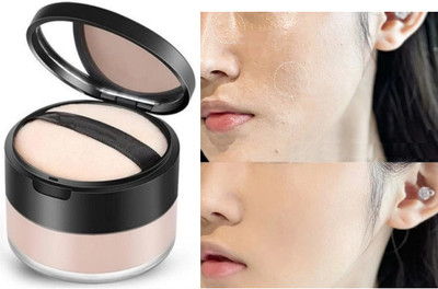 ADJD Matte HD Setting Loose Powder Compact(BEIGE, 15 g)