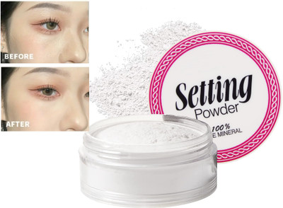 GULGLOW99 Translucent setting Mattifying Ultra Fine Loose Powder Compact(TRANSPARENT, 10 g)