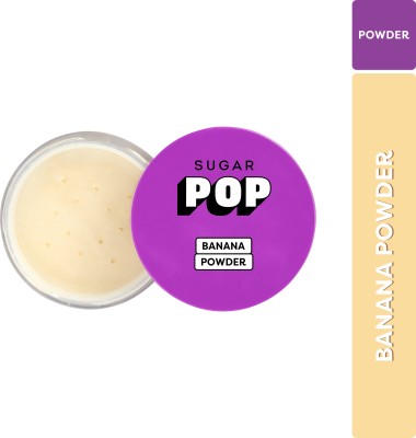 SUGAR POP Banana Powder - Brightens skin | Blends easily | Suits all Indian skin tones Compact(Yellow, 10 g)