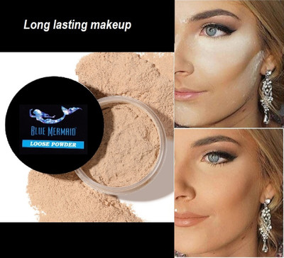 BLUEMERMAID HIGH COVERAGE BEST MAKEUP SETTING LOOSE POWDER Compact(BEIGE, 10 g)