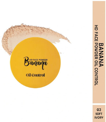 nuvya Banana Oil-Control Loose Powder with Soft Focus Effect S2 Compact(soft ivory, 10 g)