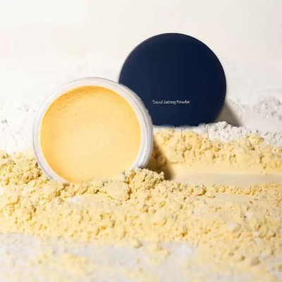 MYEONG Trend Setting Ultra Fine Matte Loose Powder Compact(banana, 8 g)