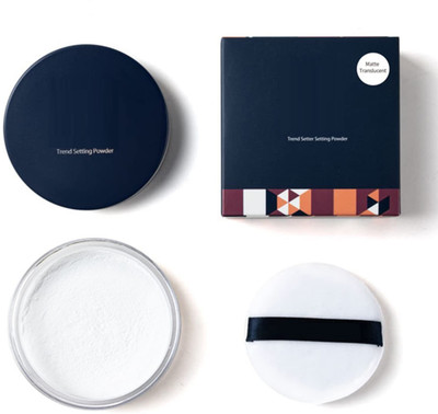 MYEONG Trend Setting Ultra Fine Matte Loose Powder Compact(matte translucent, 8 g)