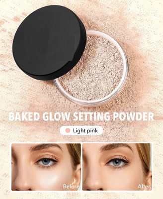 tanvi27 Matte Finish & Long Lasing Makeup Setting Compact loose powder Compact(BEIGE, 15 g)