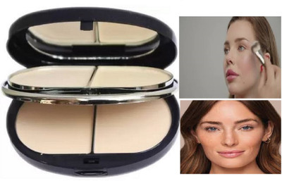Luipui MATTE FINISH 5 IN 1 COMPACT POWDER MAKEUP PACK OF 1 Compact(BEIGE, 38 g)