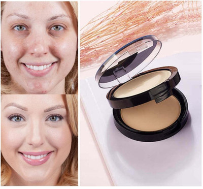 BLUEMERMAID BEST LOOK 2 IN 1 COMPACT POWDER FOR SETTING MAKEUP Compact(BEIGE, 18 g)