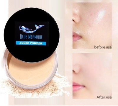 BLUEMERMAID FACE MAKEUP SETTING LOOSE POWDER Compact(BEIGE, 15 g)