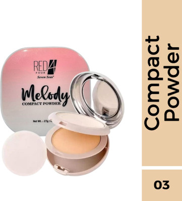 RED4 melodyy 2 In 1 Matte & Shimmer Waterproof Compact Powder Compact(multi, 27 g)
