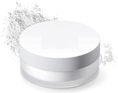 AMOSFIA oil control white loose powder makeup setting compact  Compact(WHITE, 10 g)