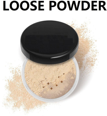 AMOSFIA Perfect Loose Powder | Full Coverage | Oil Control and Long Lasting  Compact(Fair ivory, 15 g)