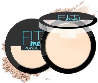 BLUEMERMAID 2 in 1 Compact Powder Suitable for All Skin Types Compact(Beige, 19 g)