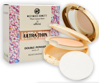 adbeni Ultra Thin Compact Powder | Moisturizing, Featherlight, Mattifying Compact(Shade-01, 20 g)