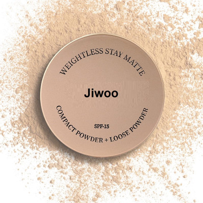 Jiwoo COMPACT & LOOSE POWDER Compact(IVORY, 43.4 g)