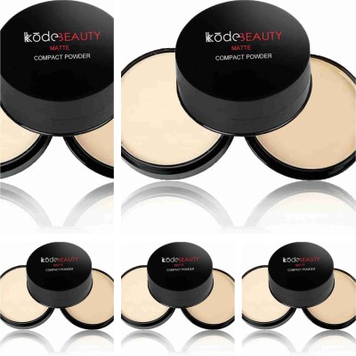 kKode beutiful shade compact powder pack of 4 Compact(cream, 10 g)