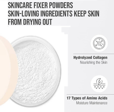 LILLYAMOR PERFECT SMOOTH TOUCH MATTE FINISH WATER PROF WHITE LOOSE POWDER Compact(WHITE, 15 g)