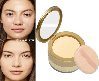 Yuency 2 In 1 Oil Control Micro Fine Lightweight  Compact(Banana, 8 g)