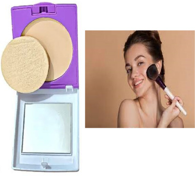 Luipui best price compact powder in matte finish pack of 1 Compact(beige, 15 g)