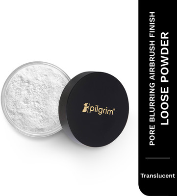 Pilgrim Setting Loose Powder Instant Oil Control Non-cakey & Flawless Finish Compact(Translucent, 8 g)