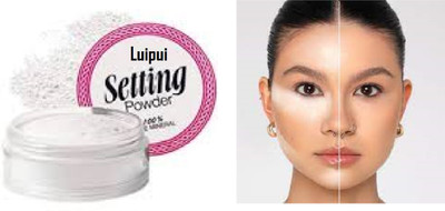 Luipui best long lasting makeup setting powder for women face pack of 1 Compact(white, 30 g)