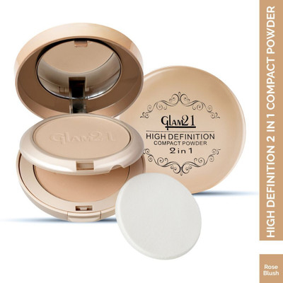 Glam21 High Definition  Compact(Rose Blush, 18 g)