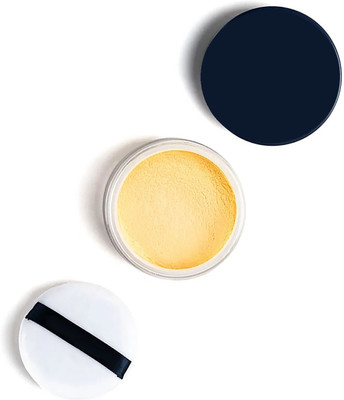 MYEONG High Definition Ultra Fine Matte Loose Powder  Compact(Saffron Yellow, 12 g)