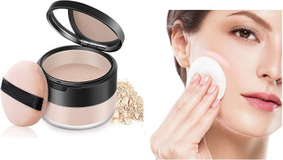 Vyomiris smooth face loose powder Loose Matte Finish Powder Compact(Banana, 8 g)