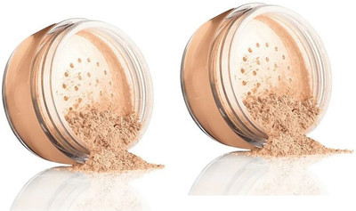 Latixmat MATTE + PORELESS POWDER 12H OIL CONTROL MATTE FINISH COMPACT PACK OF 2 Compact(Banana, 30 ml)
