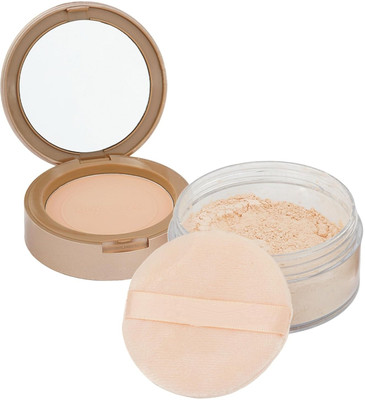 Jiwoo 2 In 1 Weightless Stay Matte Compact Powder Pressed Powder Compact(ivory, 43.4 g)