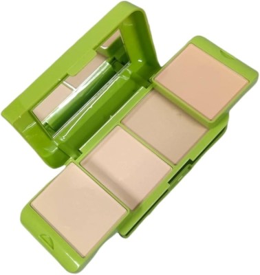 HUZURLU GREEN TEA PIGMENTED MAKEUP POWDER Compact(Beige, 50 g)