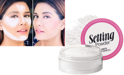 THTC Setting Loose Powder  Compact(White, 10 g)