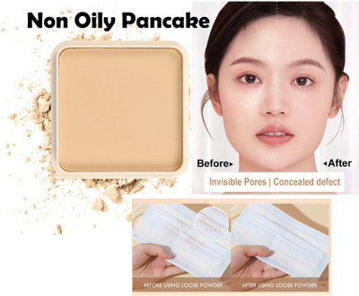 tanvi27 ,Longlasting Soft Matte FinishFoundation, Concealer & Pan Cake  Compact(Warm Ivory, 15 g)