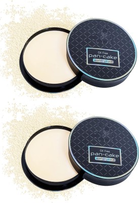 ADJD Light ivory Pan Cake Compact Oil Control Waterproof Compact(Light ivory, 30 g)