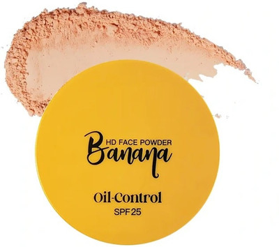 Latixmat Banana HD 2 IN 1 Oil-Control Face Compact Powder Shade04 Compact(Beige, 20 g)