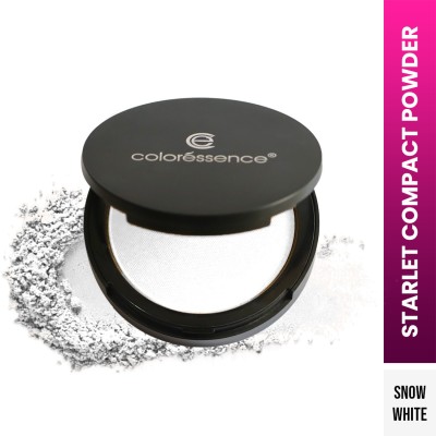 COLORESSENCE Compact Powder Instant Glow Brightening Matte Finish Formula - Snow White Compact(Snow White, 10 g)