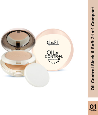 Glam21 Control Sleek & Soft Compact(Vanila, 18 g)