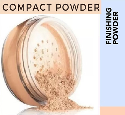 Aylily Setting Loose Powder for Face Makeup with Powder Puff High Definition Powder Compact(Natural Beige, 15 g)