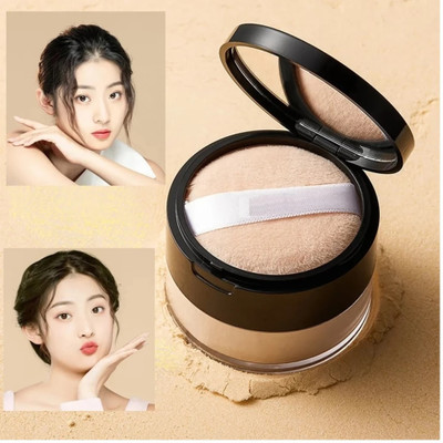 GABBU Translucent Powder Setting Powder Oil Control Loose Powder Compact(beige, 15 g)