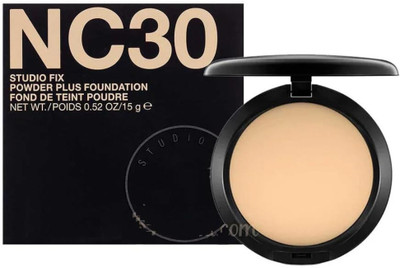 A1 Cosmatic NC30 Studio Fix Powder Plus Foundation 24HR Oil Control, Blur-Matte Finish Compact(NC30, 15 g)