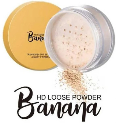 THTC Banana Loose Mattifying Powder Compact(BEIGE, 15 g)