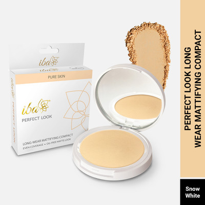 Iba Perfect Look Long-Wear Compact(Snow White, 9 g)
