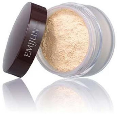 Emijun Translucent Loose Setting Powder Mini Compact(yellow, 15 g)