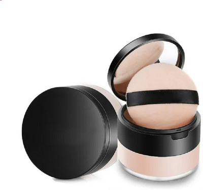 manasona Hydrating Flawless Setting Powder, Refreshing Oil Control Loose Powder Compact(NATURAL BEIGE, 10 g)