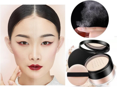 GABBU New Flawless Matte HD Finishing Loose Compact Powde Compact(Beige, 12 g)