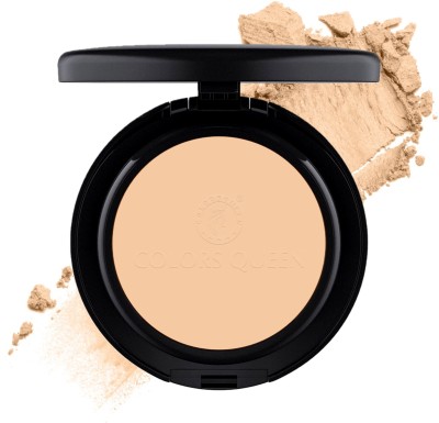 COLORS QUEEN Silk Lightweight Compact Powder with Argan Oil Compact(Natural Beige, 10 g)