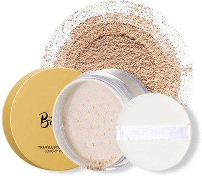 GABBU matte make up setting yellow banana loose powder Compact(beige, 20 g)